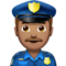Police Officer - Medium emoji on Apple